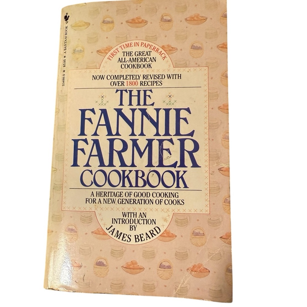 Vintage 1975 The Fannie Farmer Cookbook
